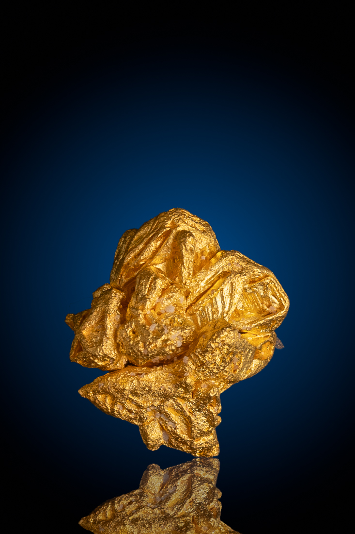 (image for) Beautiful Crystallized Gold Specimen from the Pontes e Lacerda Claims, Brazil - 8.79 grams